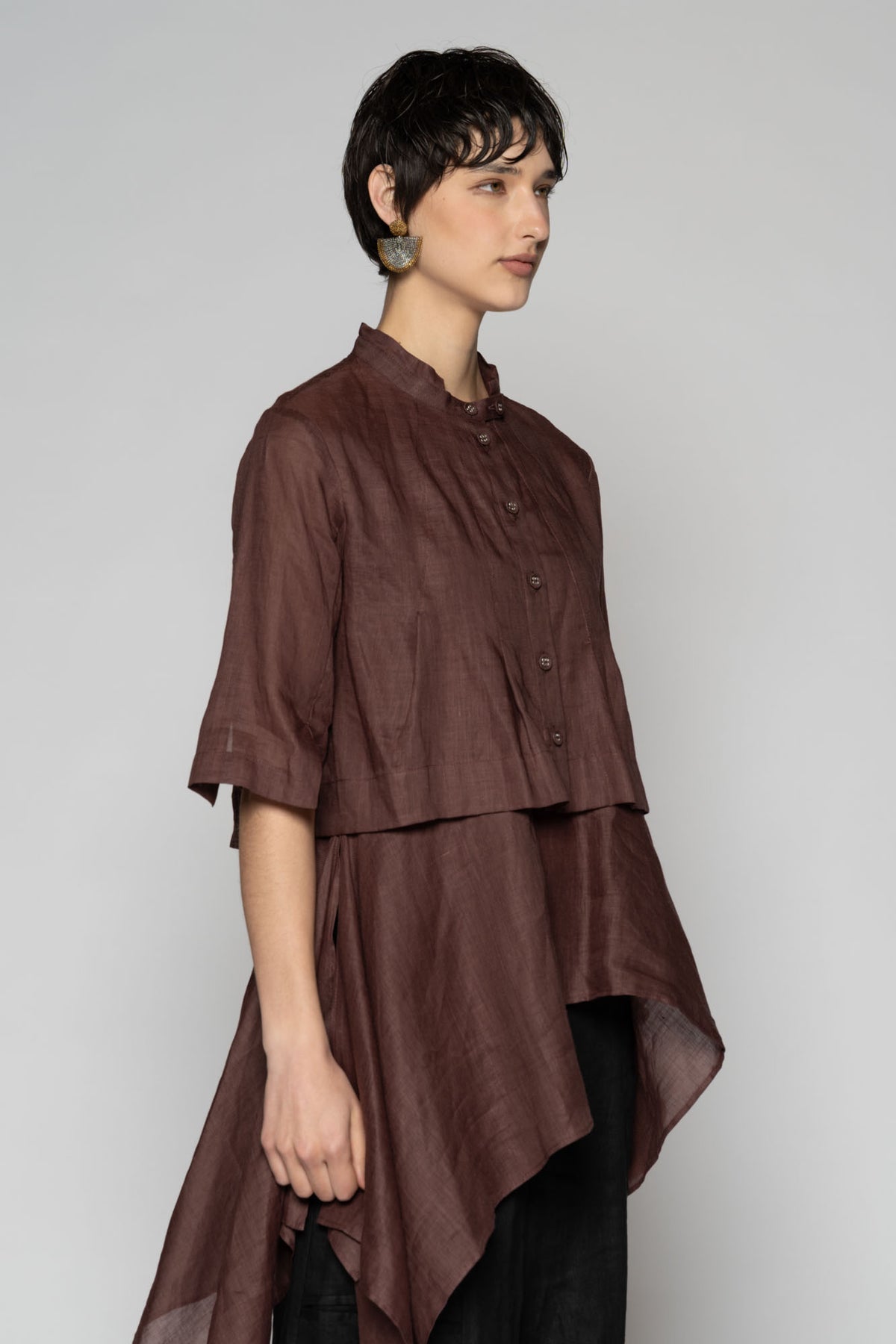 Bloom Short Jacket Plum