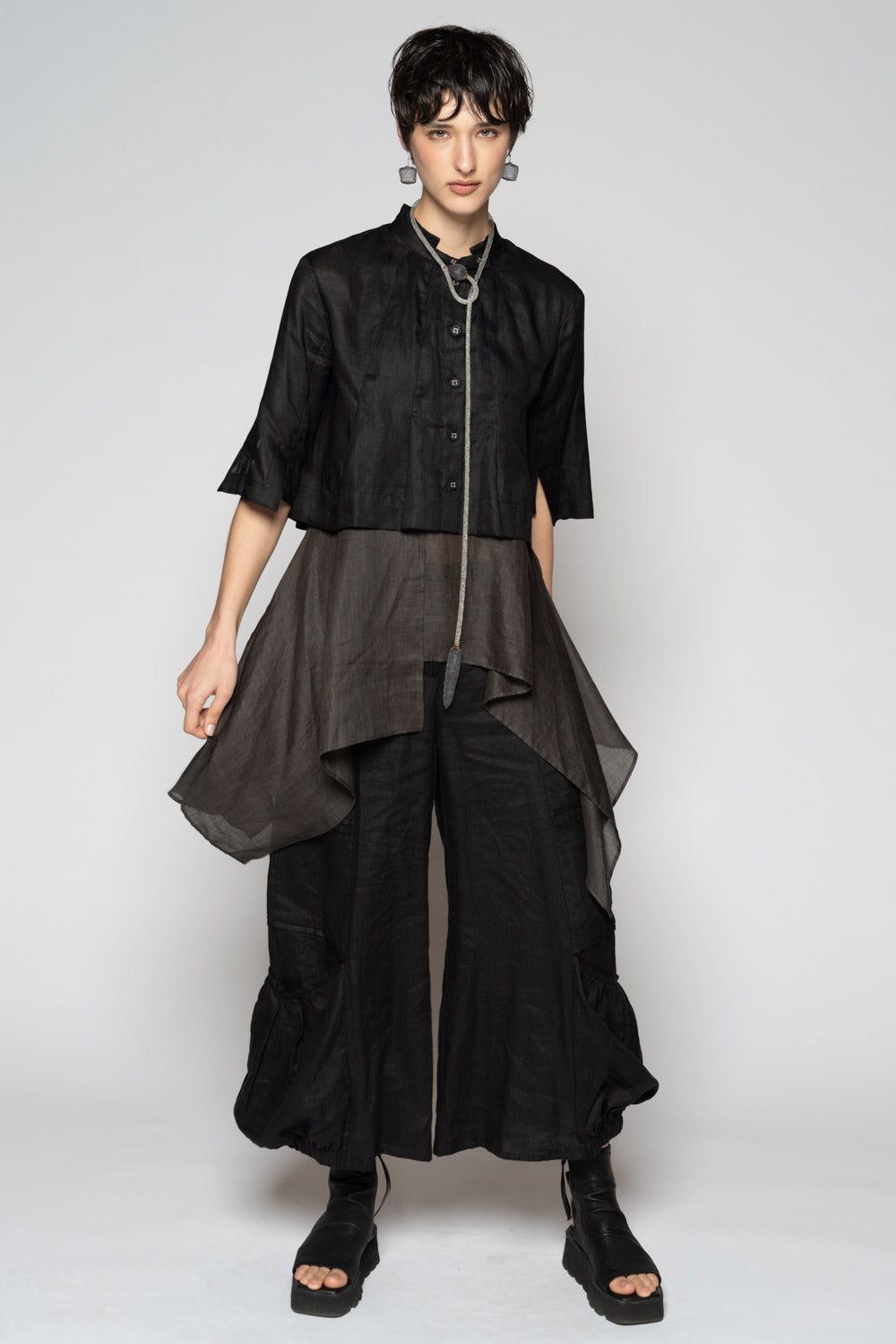 Bloom Short Jacket Black