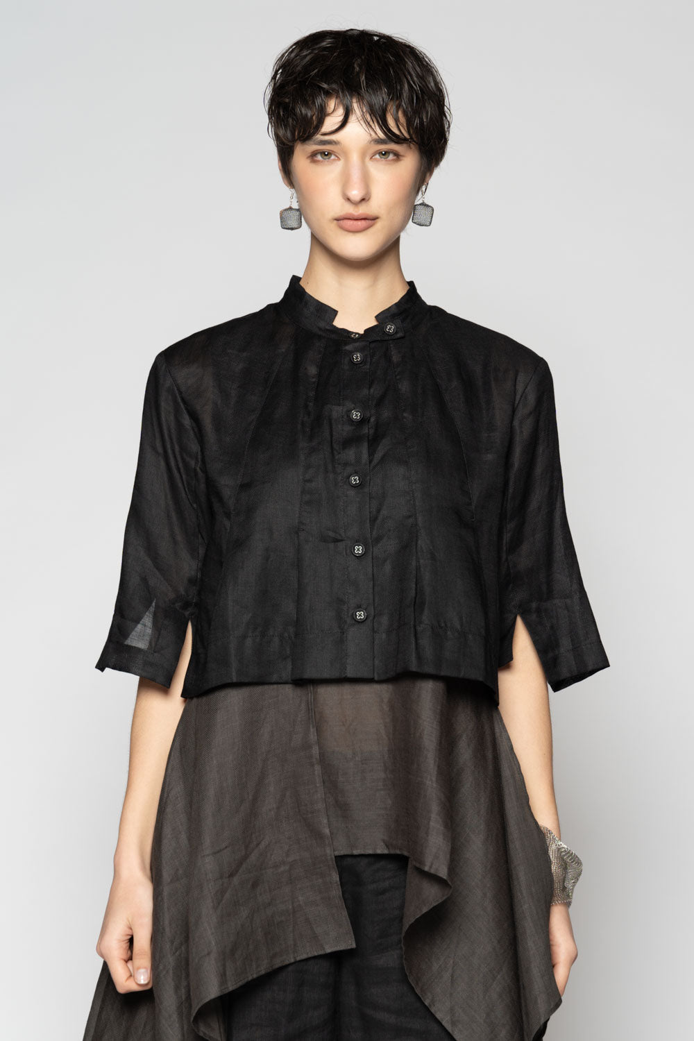 Bloom Short Jacket Black