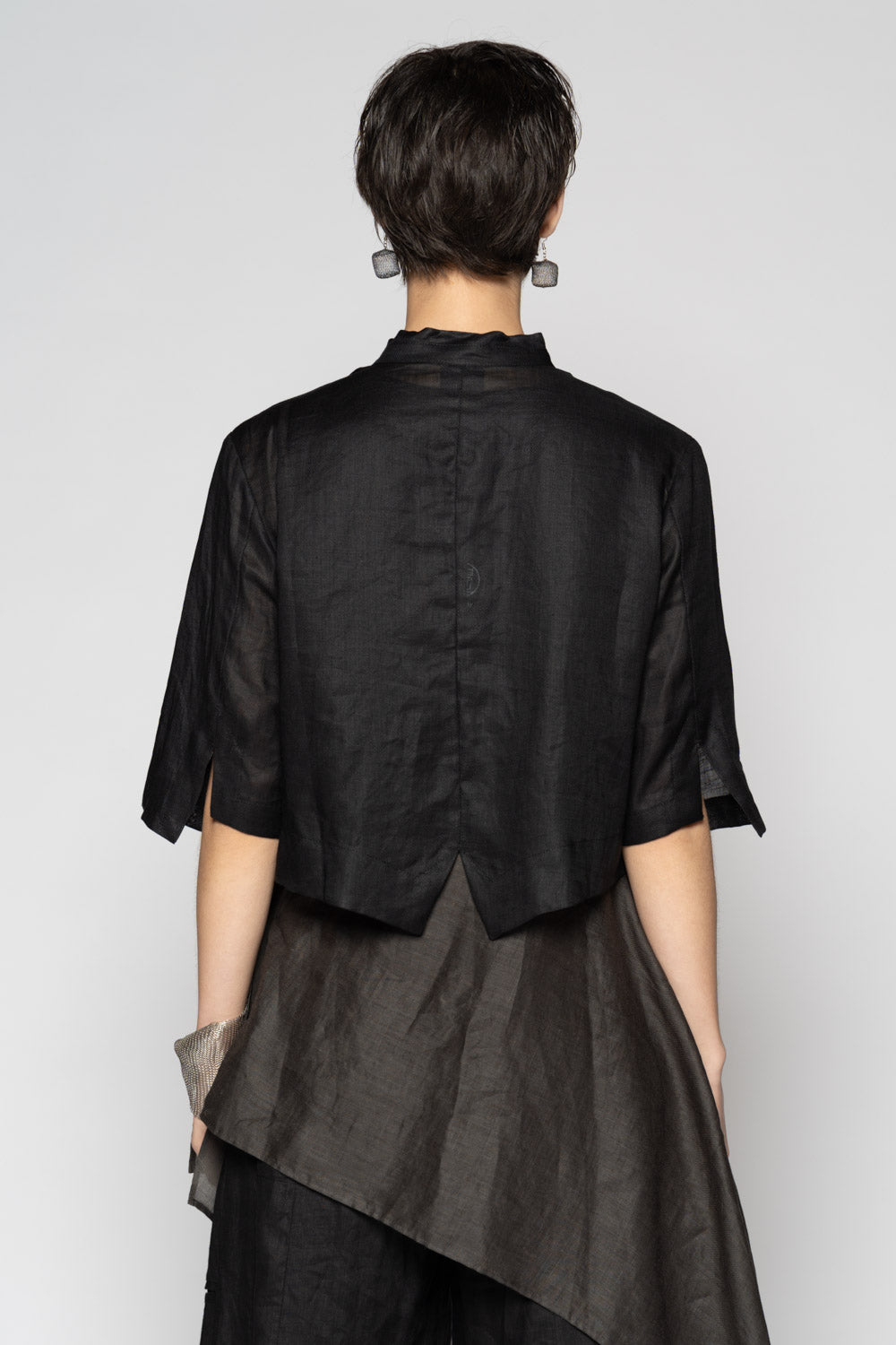 Bloom Short Jacket Black