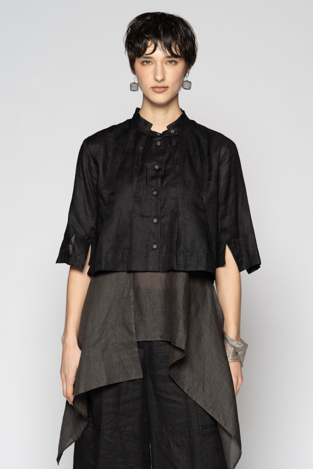 Bloom Short Jacket Black
