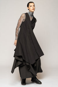 Kusa Long Black Vest