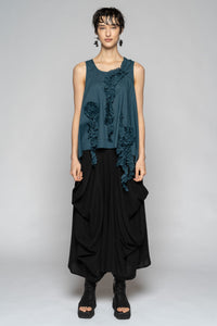 Mimi Frill Tank Jade