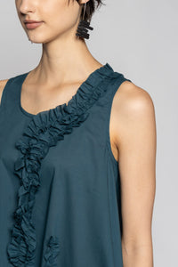 Mimi Frill Tank Jade