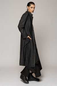Onmitsu Coat Black Denim