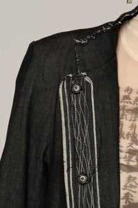 Onmitsu Coat Black Denim