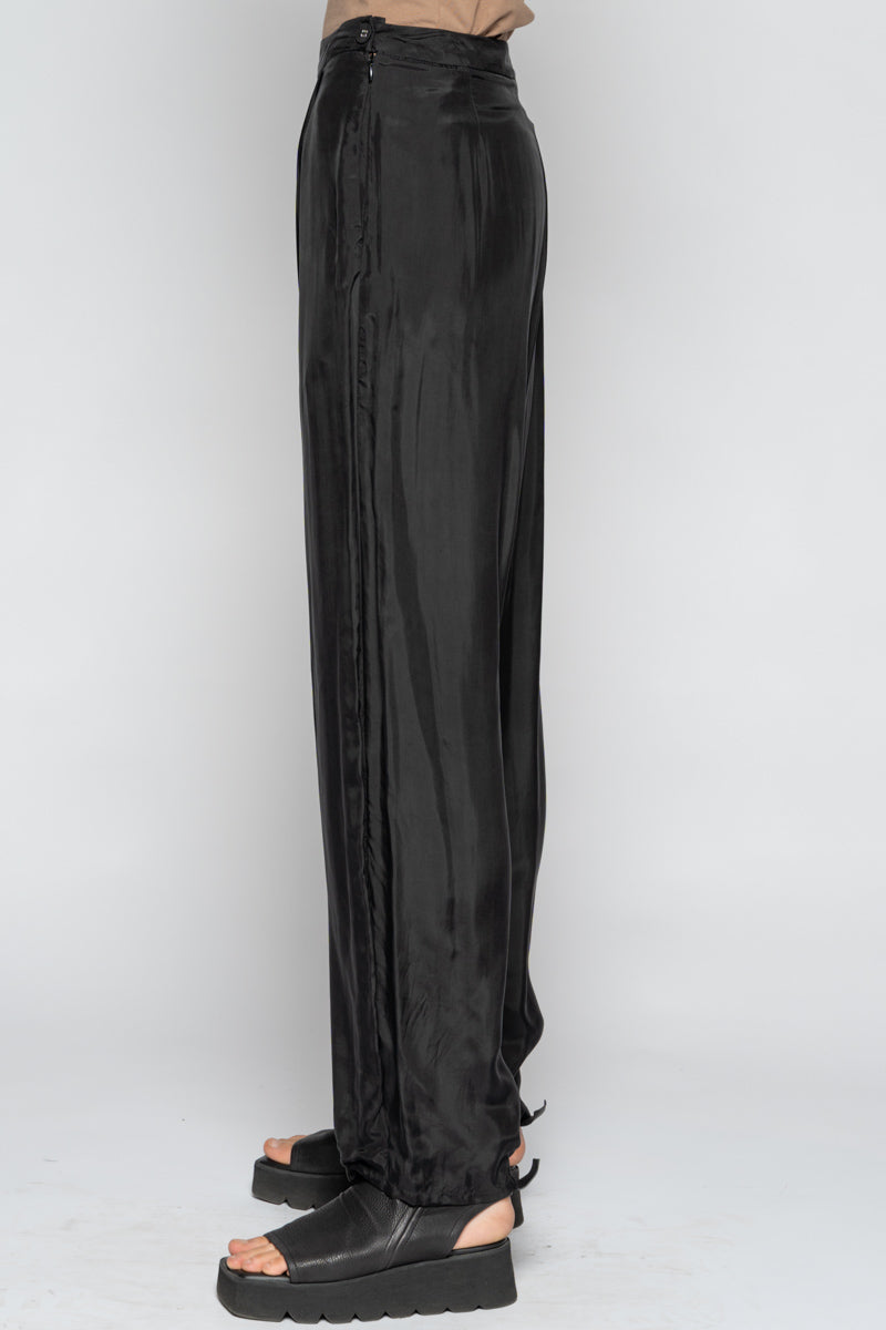 Suna Wrap Pants Black