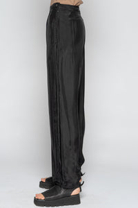 Suna Wrap Pants Black