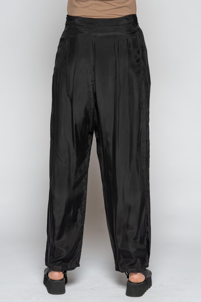 Suna Wrap Pants Black