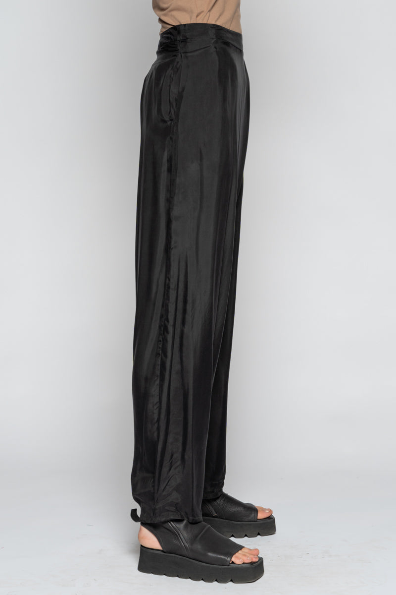 Suna Wrap Pants Black