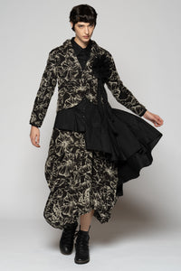 Sazanka Black Skirt