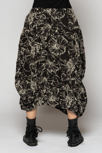 Sazanka Black Skirt