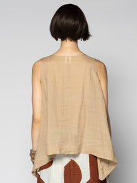 Sumi Wheat Frill Top