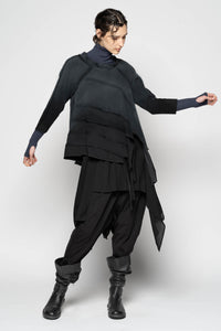 Kiyora Black w/Grey Loose Top