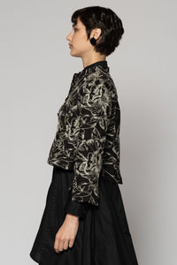 Sazanka Black Short Jacket