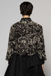 Sazanka Black Short Jacket
