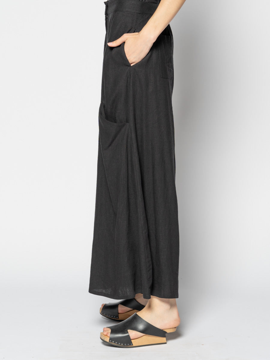 Kaya Black Wide Pants