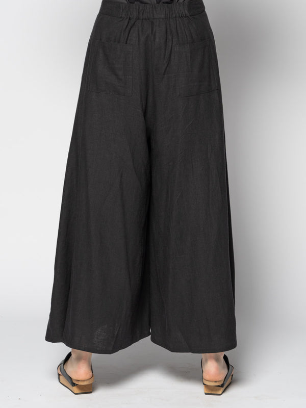 Kaya Black Wide Pants