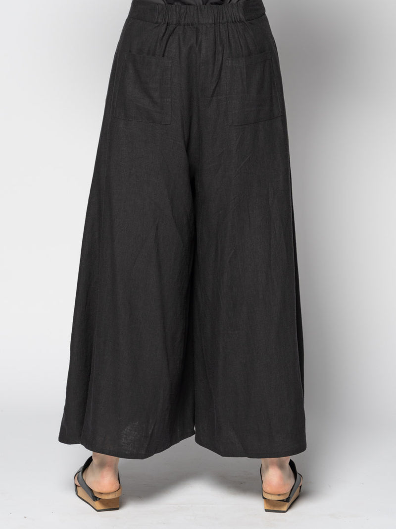 Kaya Black Wide Pants