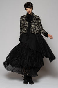 Sazanka Black Short Jacket