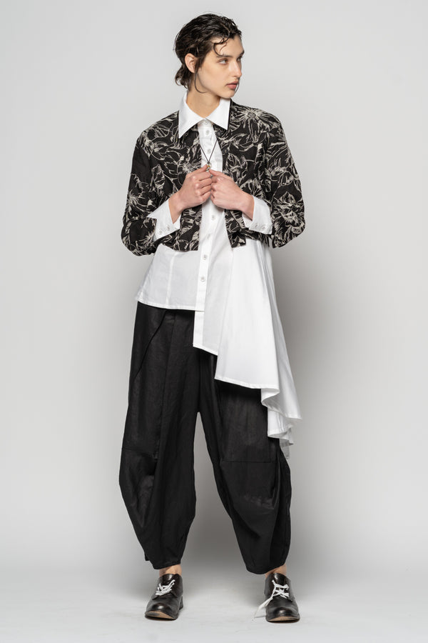 Sazanka Black Short Jacket