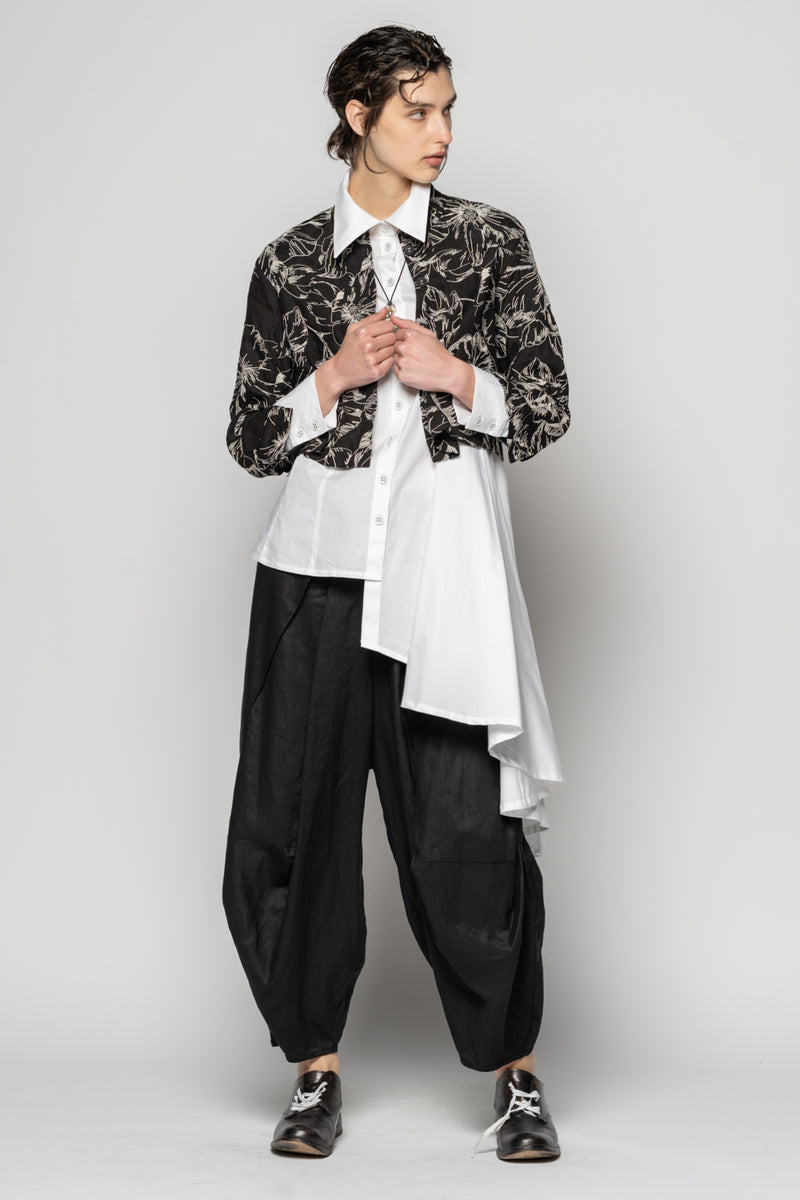 Sazanka Black Short Jacket