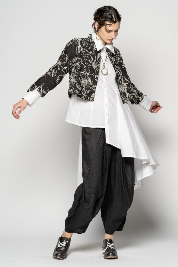 Sazanka Black Short Jacket