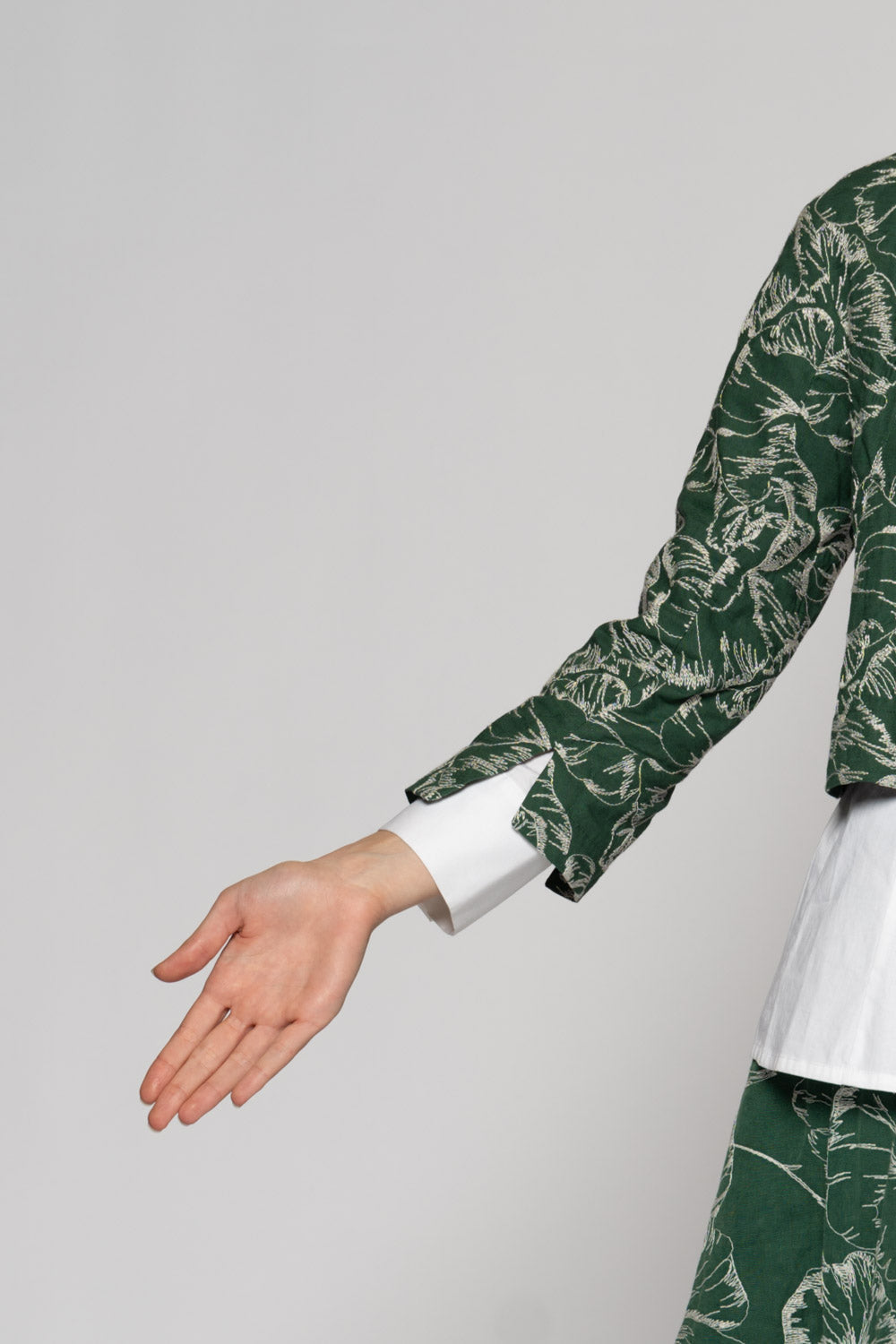 Sazanka Sage Short Jacket