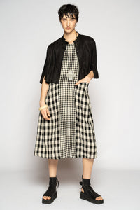 Halo Short Jacket Black