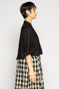 Halo Short Jacket Black