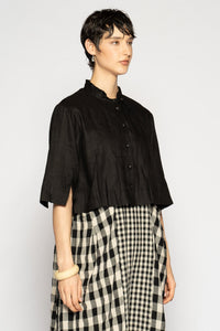 Halo Short Jacket Black