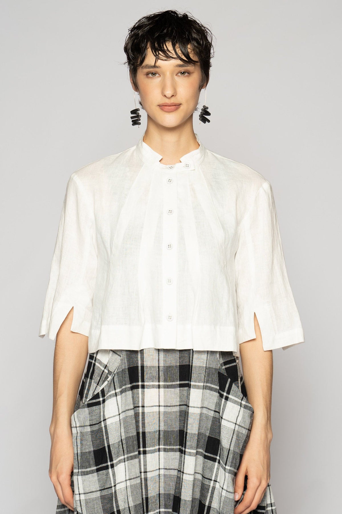 Halo Short Jacket White