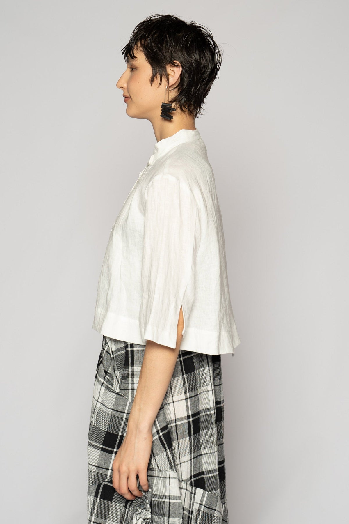 Halo Short Jacket White