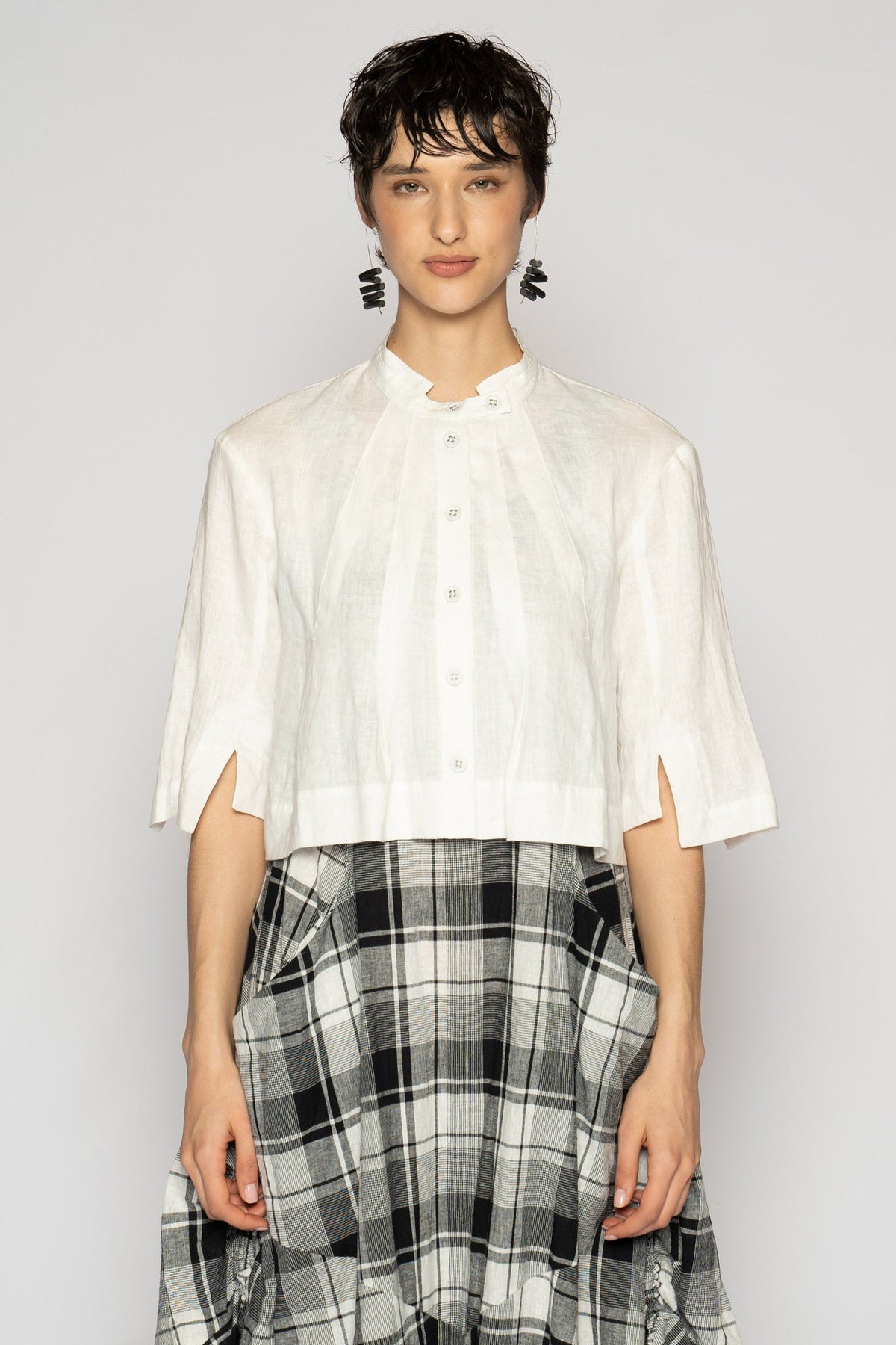 Halo Short Jacket White