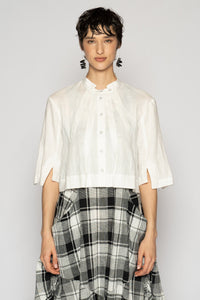 Halo Short Jacket White