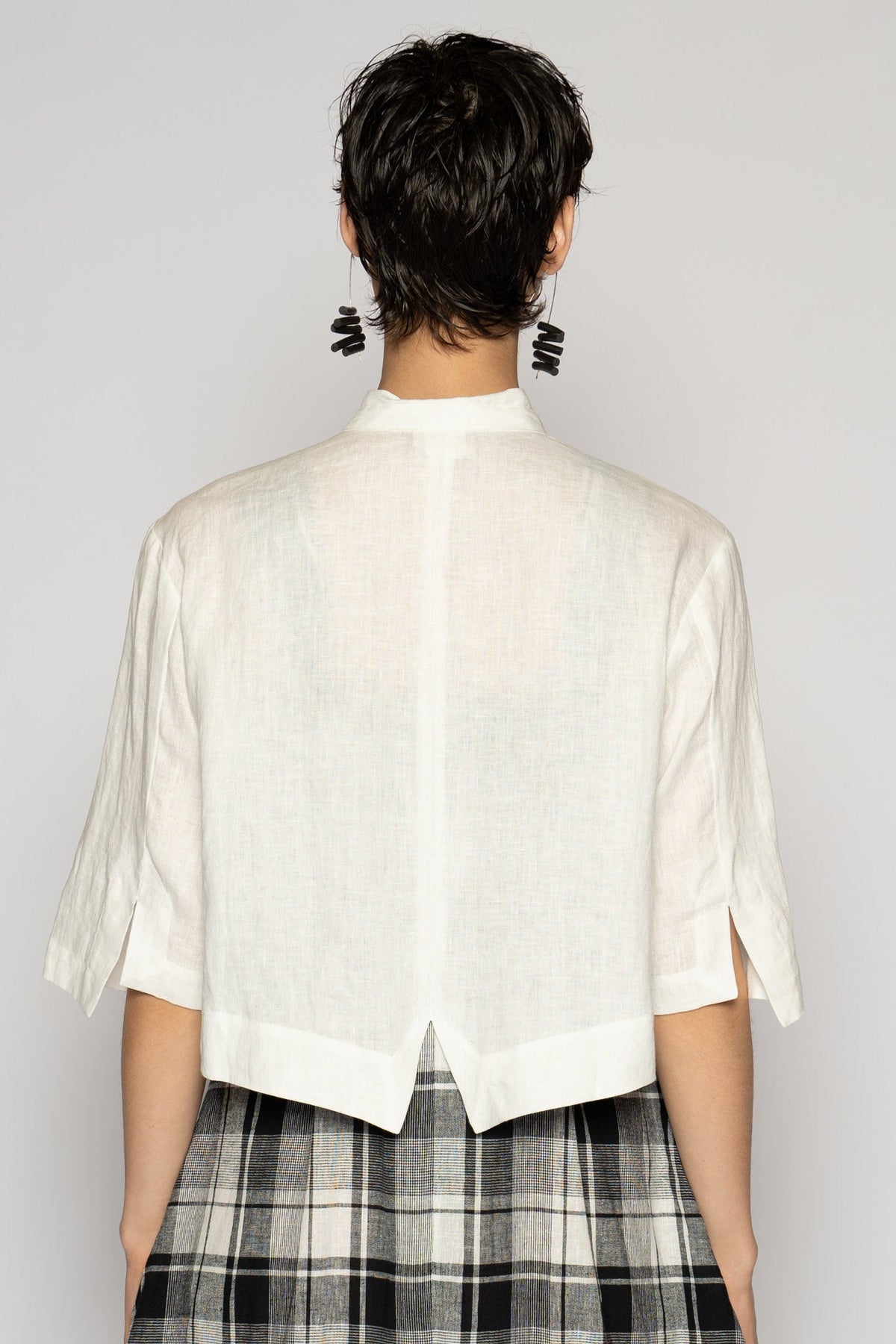 Halo Short Jacket White