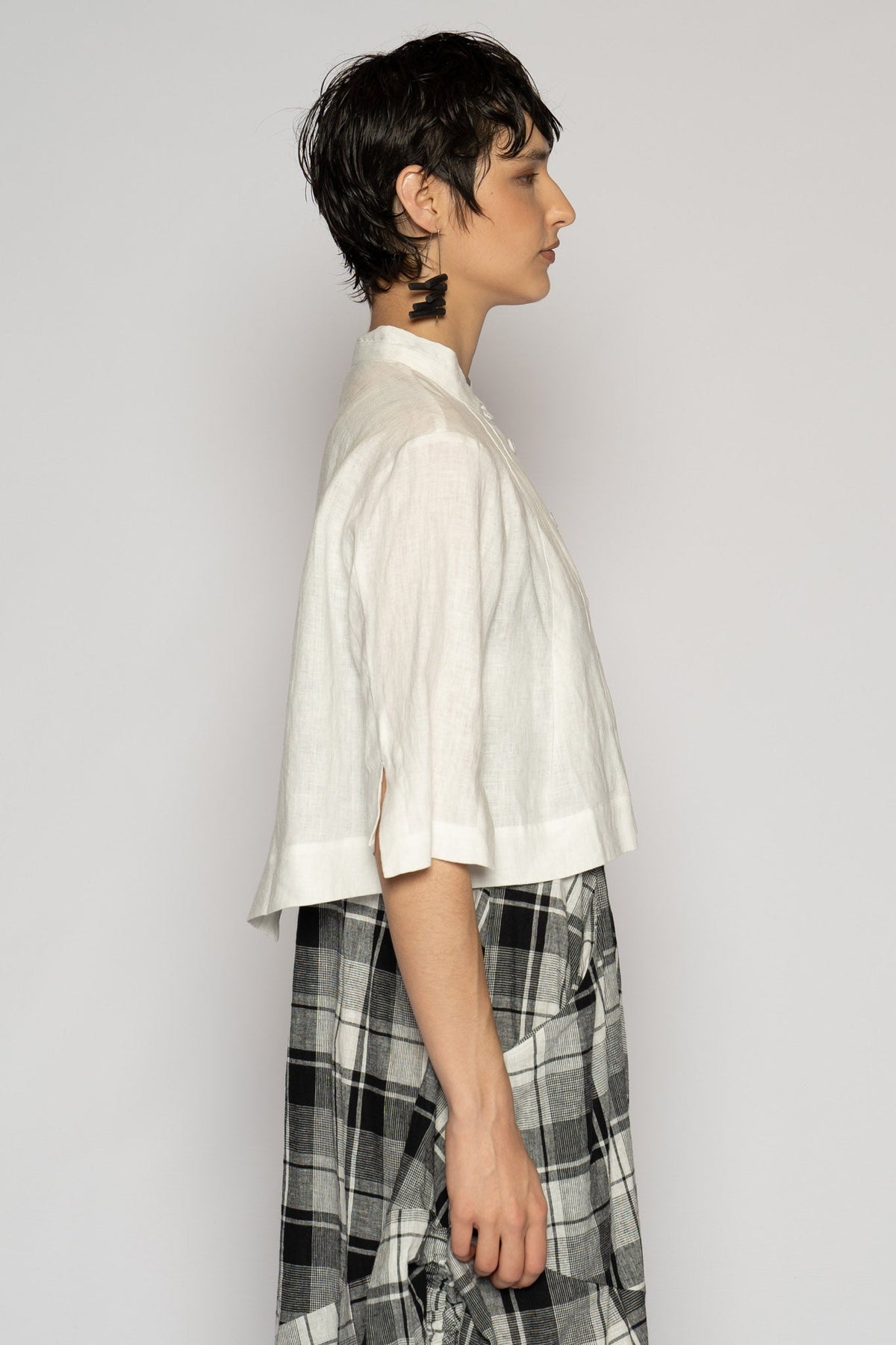 Halo Short Jacket White