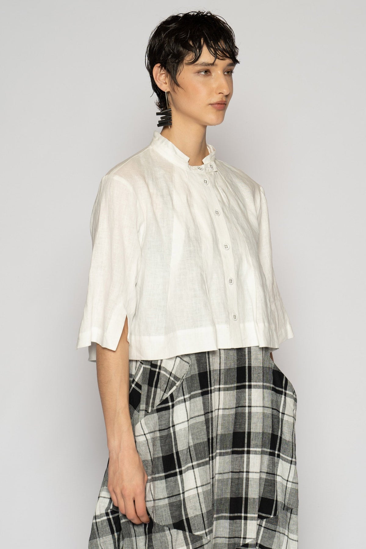 Halo Short Jacket White