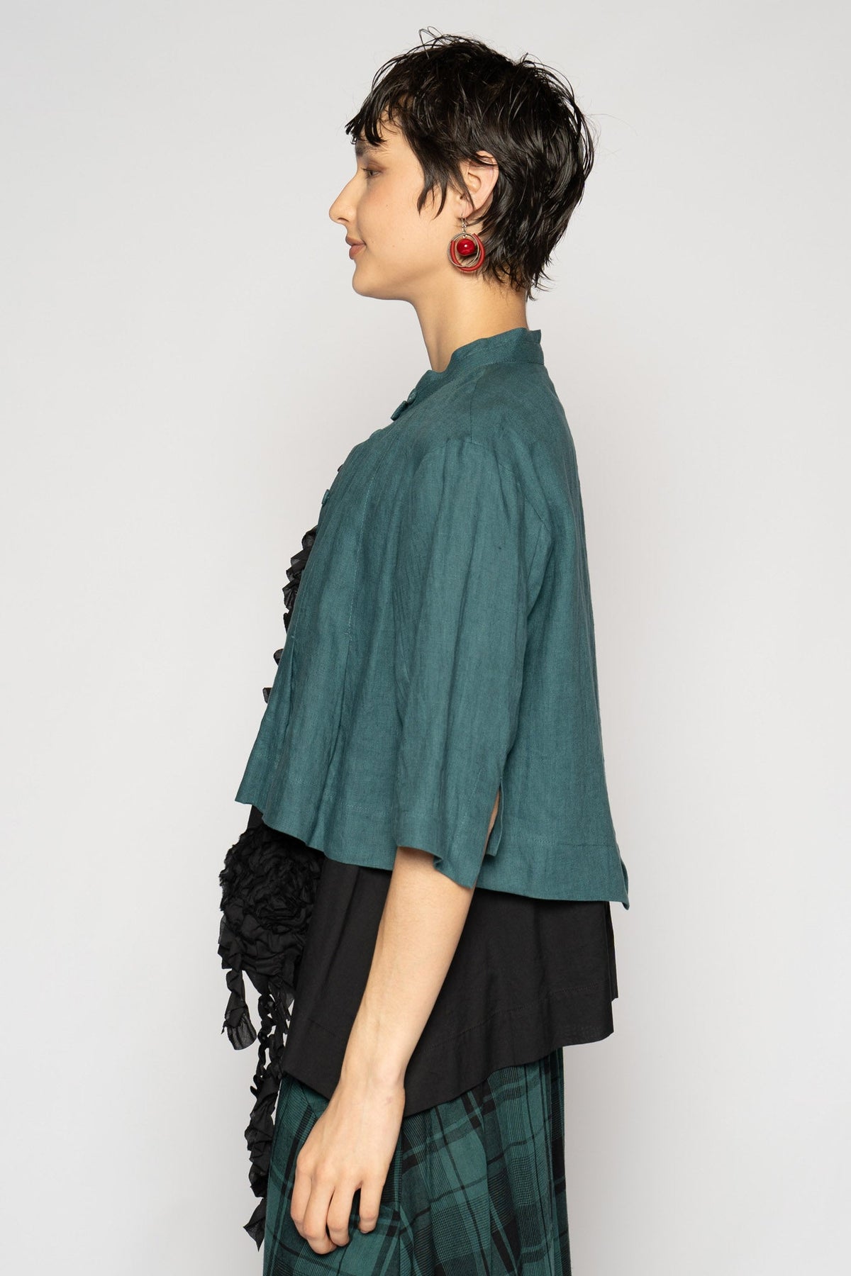 Halo Short Jacket Jade