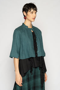 Halo Short Jacket Jade