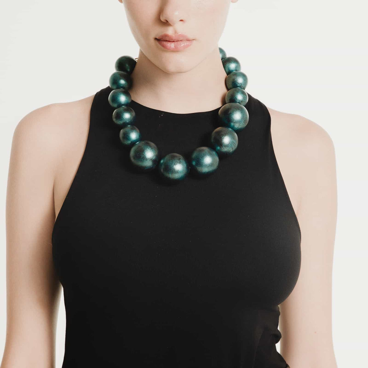 Vereit Necklace in Petrol