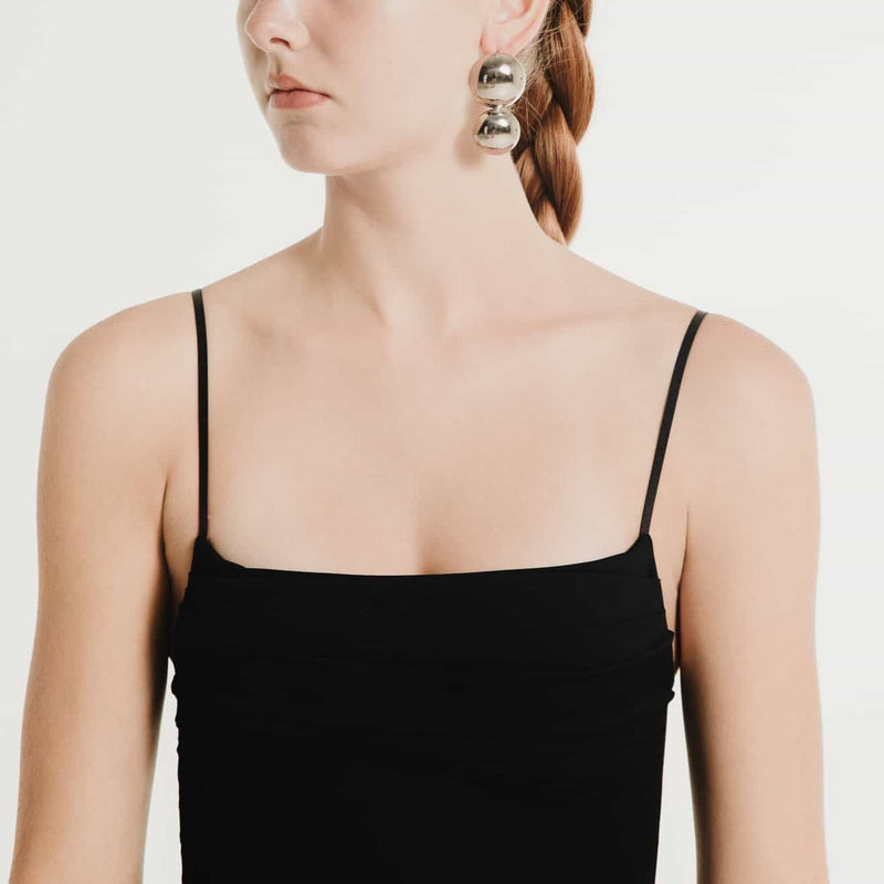 Double Disc Acid Earrings
