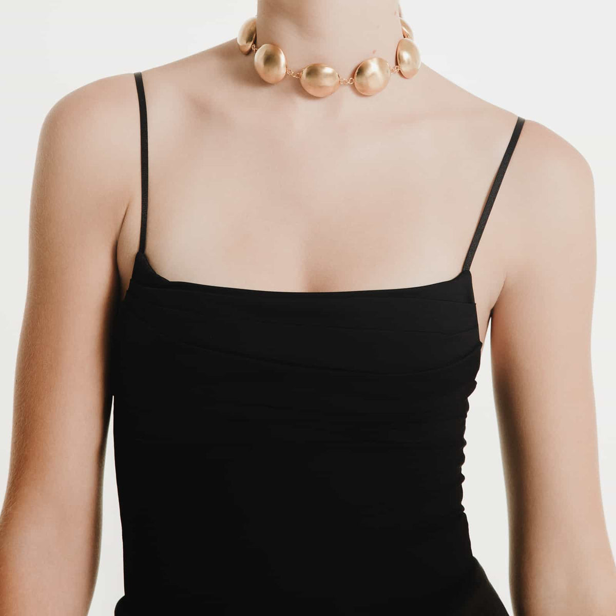 Multi Disc Gold Necklace