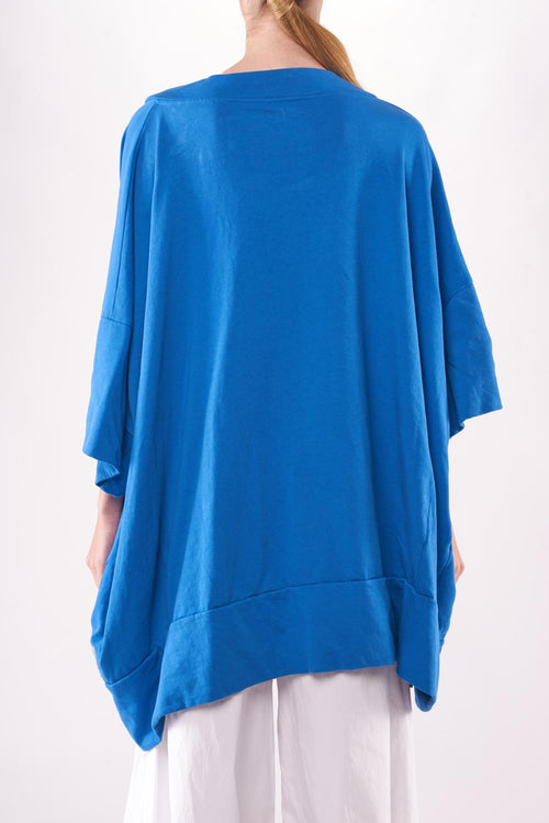 RUB-3250901 Sweater Top in Blueberry