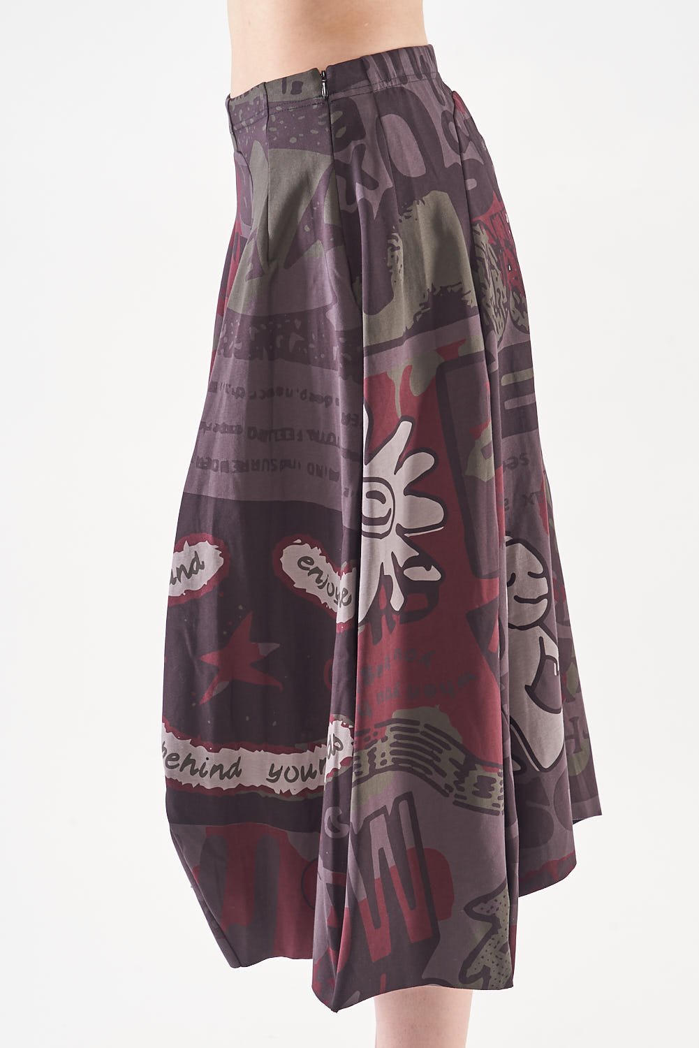 RUB-340-0303 Bonded Jersey Skirt