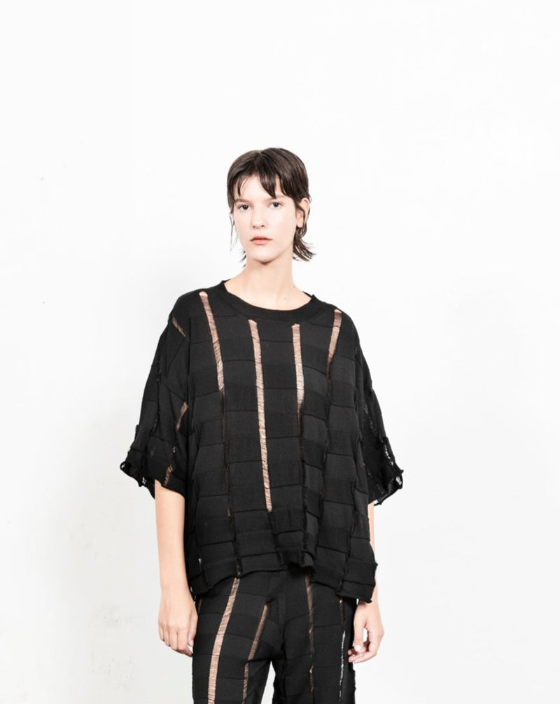 SER1265-P Maxi T-Shirt - Black