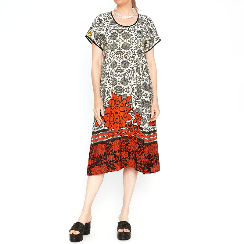 Elizabeth Lotus Flower Dress