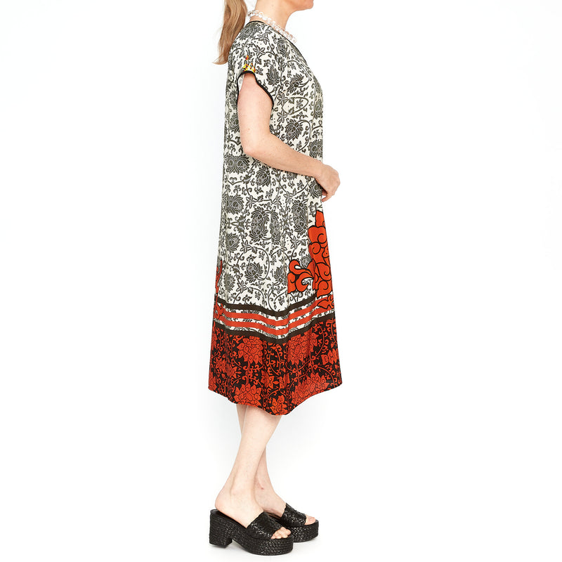 Elizabeth Lotus Flower Dress