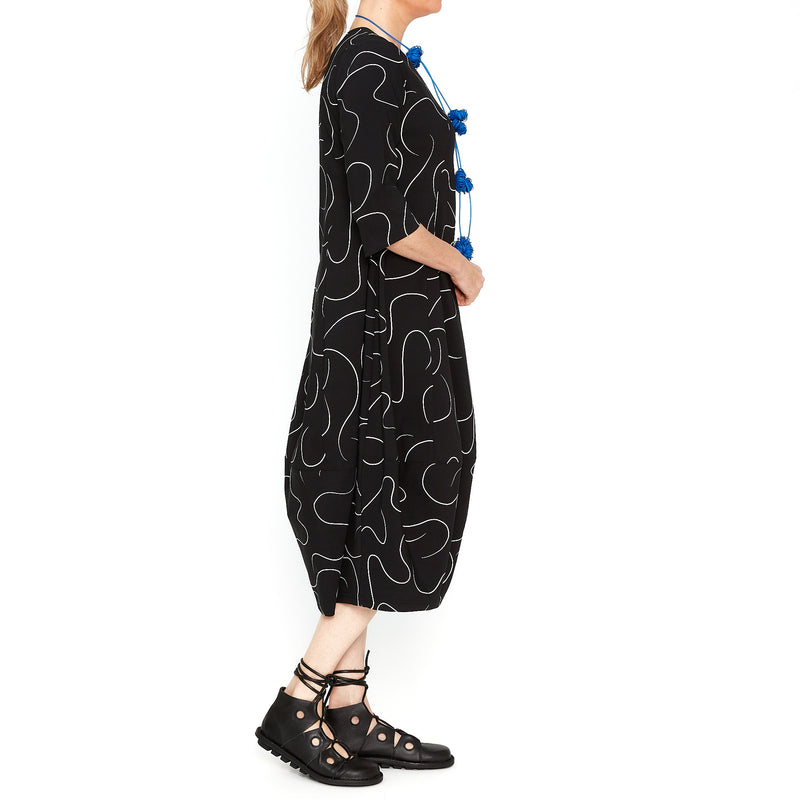 Martine Squiggle Dress