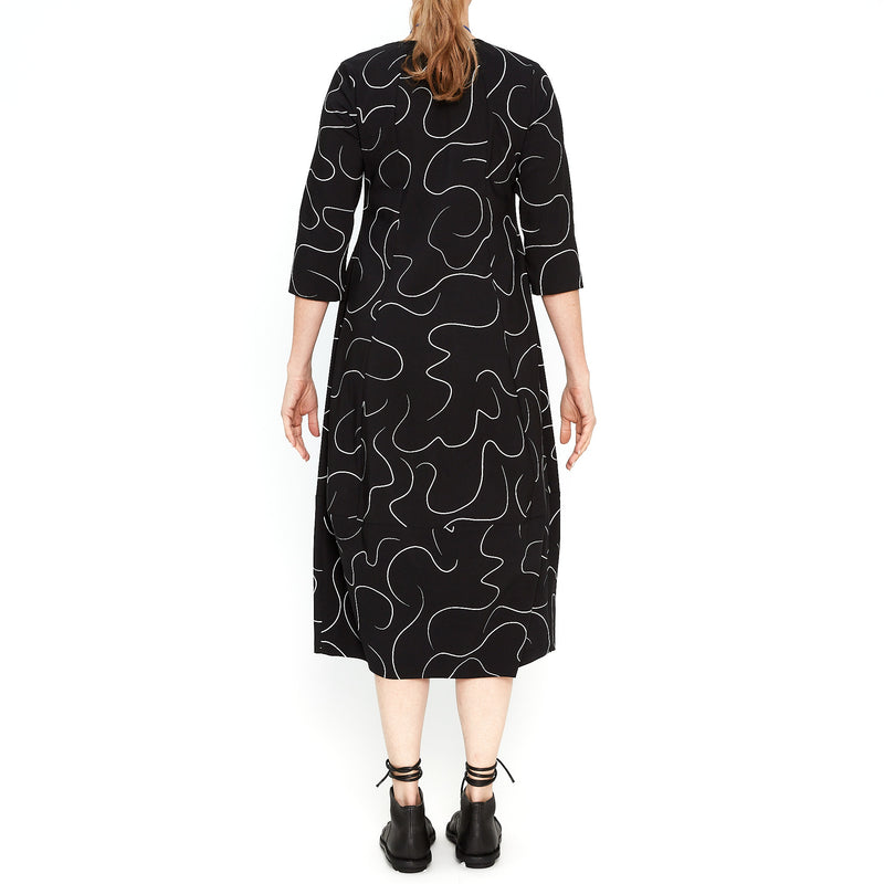 Martine Squiggle Dress